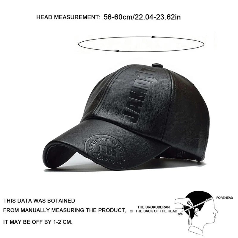 🧢 Casquette en Cuir Imperméable – L’Arme Stylée Contre la Pluie à Libreville 🇬🇦