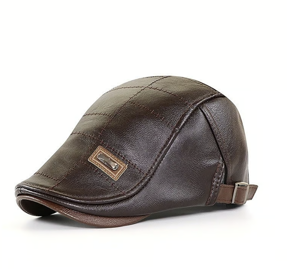 Béret en cuir tendance 2025 – Élégance assurée