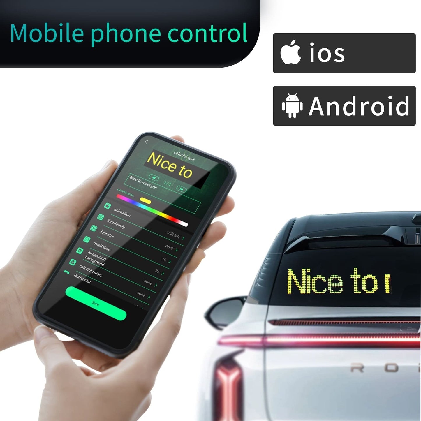 đ Car LED Display â Faites parler votre voiture
