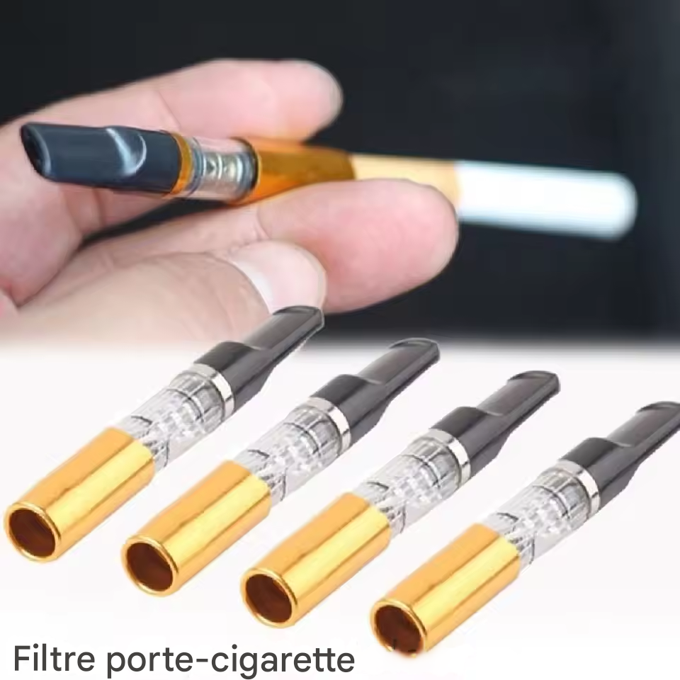 5 Porte-Cigarettes Deluxe – Réduction du Goudron & Filtration Haute Précision