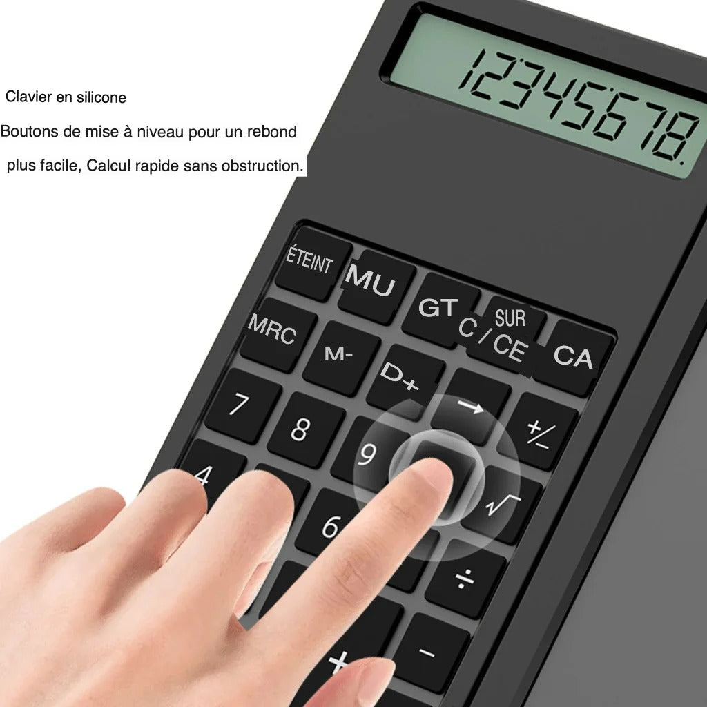 Calculatrice électronique scientifique avec tablette d'écriture LCD (3 IN 1)
