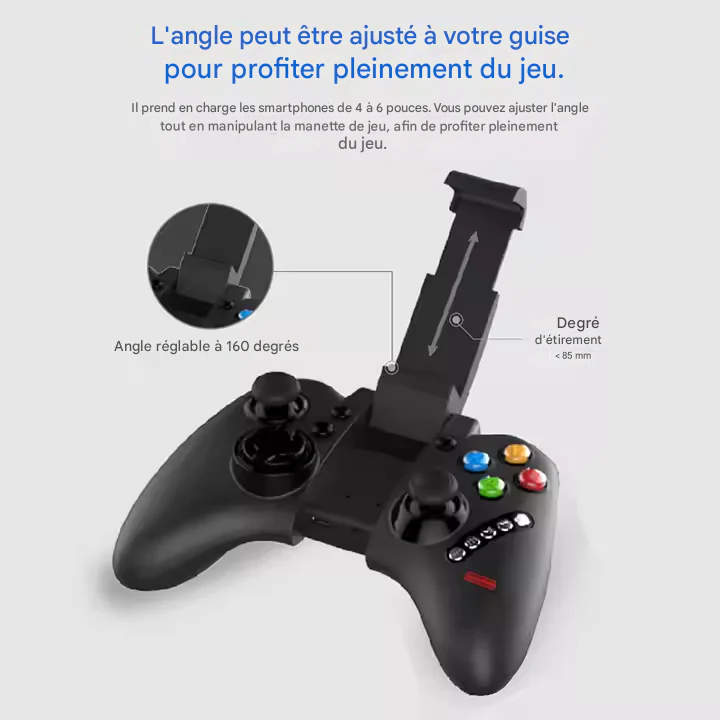 đź Manette de Jeu Sans Fil Bluetooth â Multi-Plateformes pour PC, TĂ©lĂ©phone, iOS, Android et TV Box
