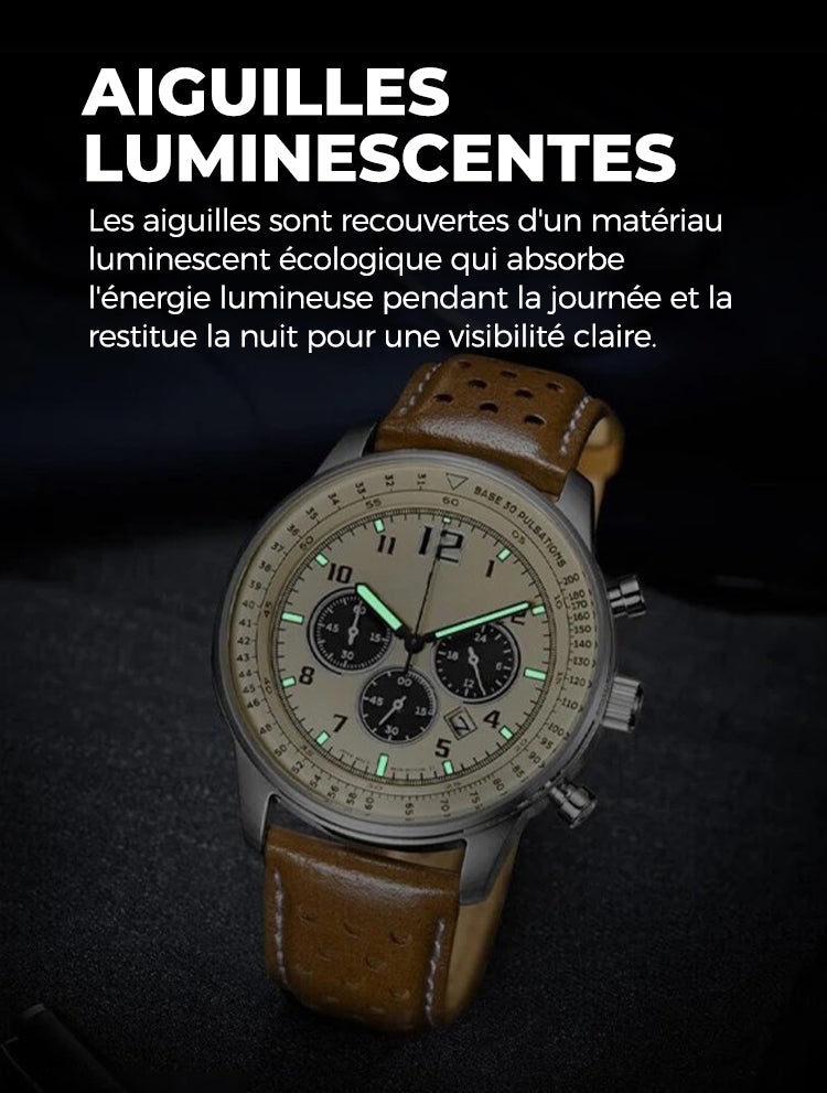⏳Offre spéciale à durée limitée⌛ Montre à quartz multifonction étanche pour homme