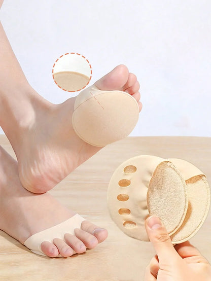 🦶💨 Pexmen – 2 Coussinets Avant-Pied à 5 Orteils – Soulagement de la Douleur Métatarsienne (Metatarsalgie)