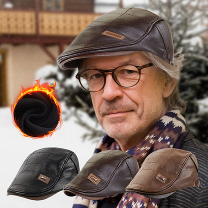 Béret en cuir tendance 2025 – Élégance assurée