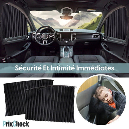 Rideaux Automobiles Noires Magnétiques Pour Vitres Latérales De Voiture