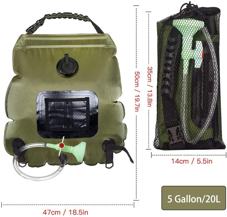 Sac de Douche Solaire 20 L – Parfait pour l’Afrique