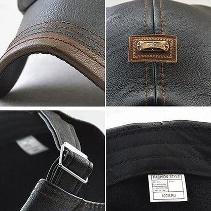Béret en cuir tendance 2025 – Élégance assurée