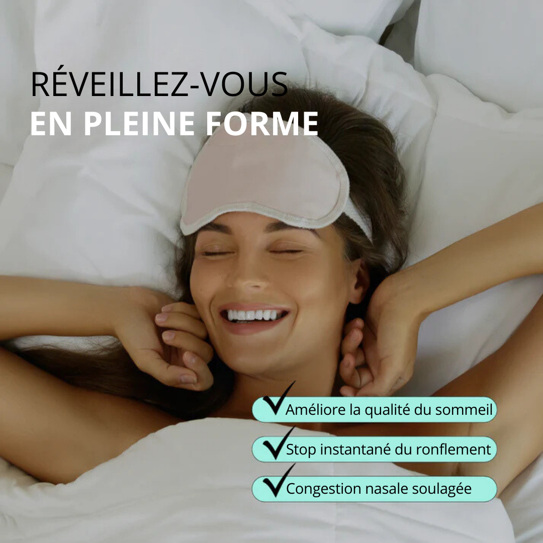 Bandelettes Nasales Anti-Ronflement – Respirez Mieux, Dormez Mieux !