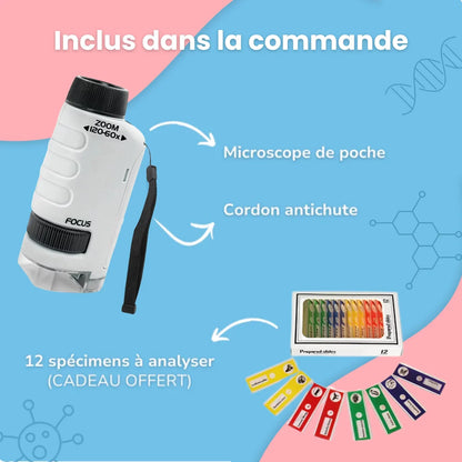 MiniScope® de Poche pour Enfant – Zoom x 120