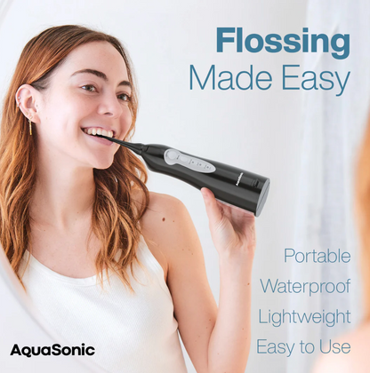 AquaFlosser || Appareil de nettoyage des dents à jet d'eau 4-en-1