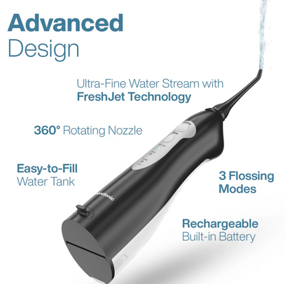 AquaFlosser || Appareil de nettoyage des dents à jet d'eau 4-en-1