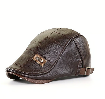 Béret en cuir tendance 2025 – Élégance assurée