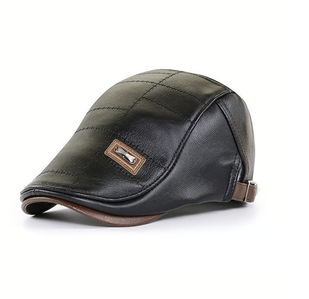 Béret en cuir tendance 2025 – Élégance assurée