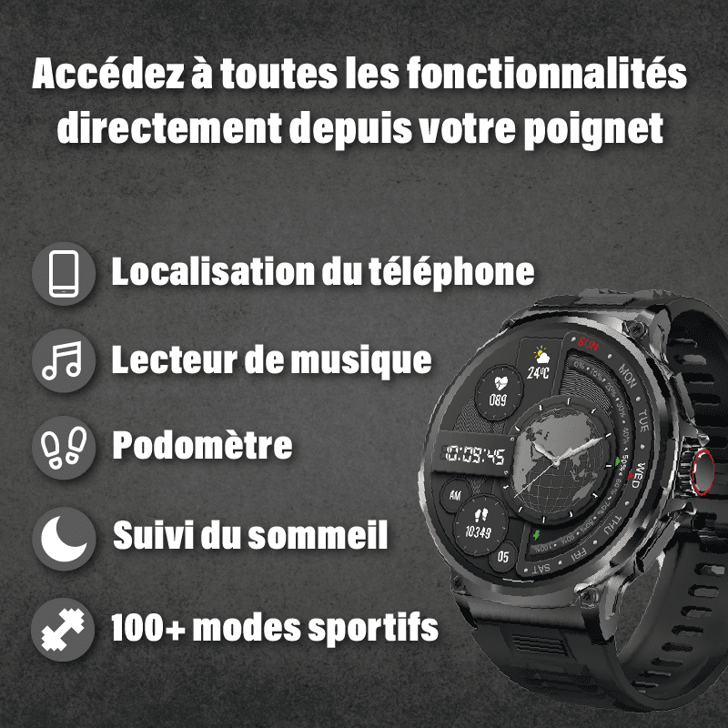 La montre connectée la plus robuste