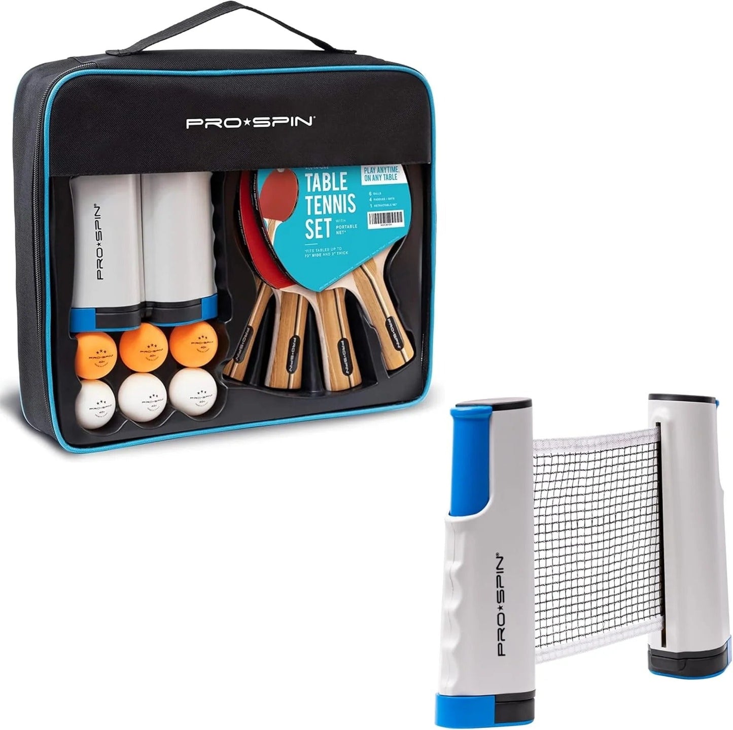🏓 Kit Ping-Pong Complet et Portable : Plaisir Instantané à la Maison ou en Voyage !
