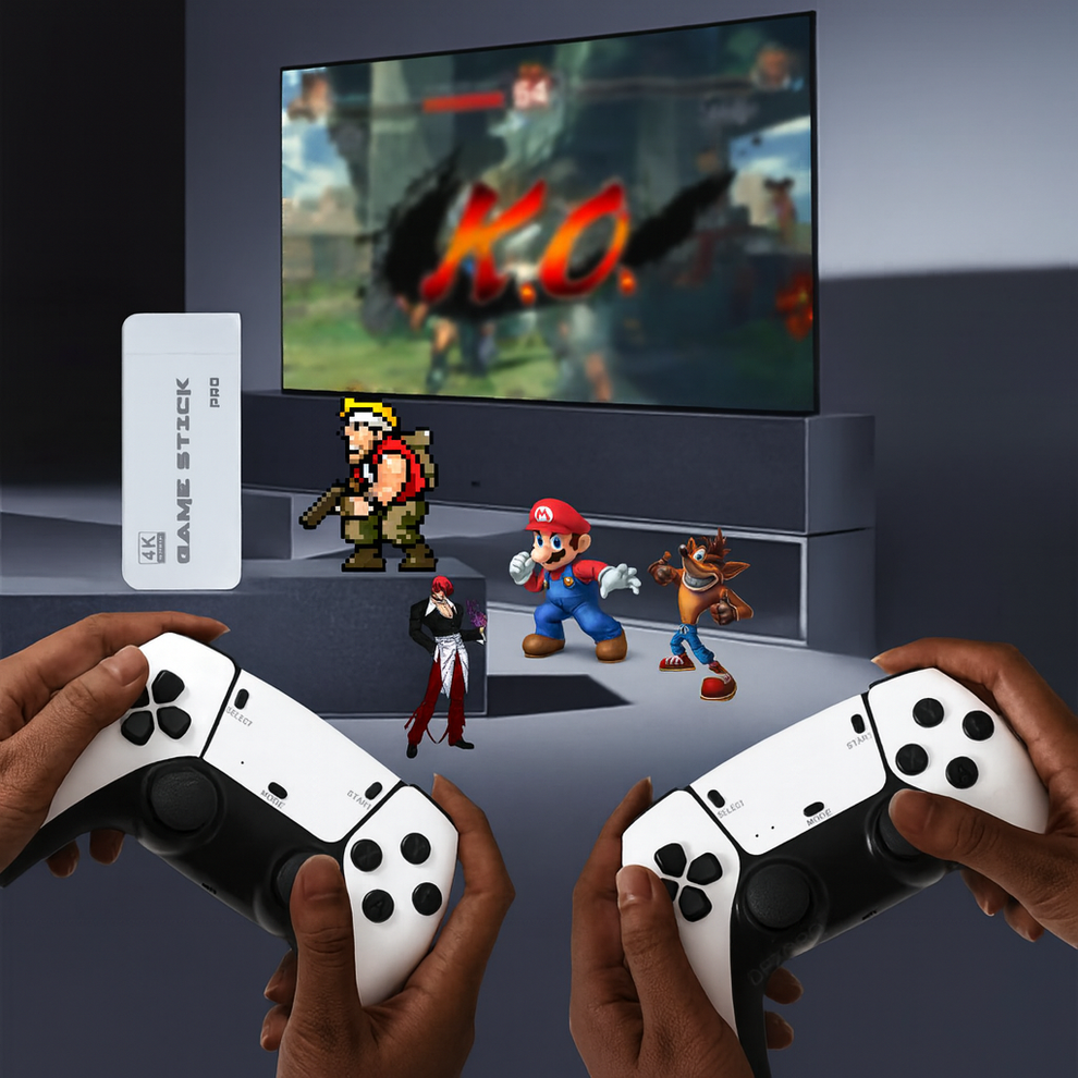 🎮 Console Retro Game 4K HDMI avec 20 000 Jeux + 2 Manettes Sans Fil