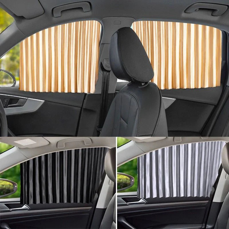 Rideaux Automobiles Noires Magnétiques Pour Vitres Latérales De Voiture