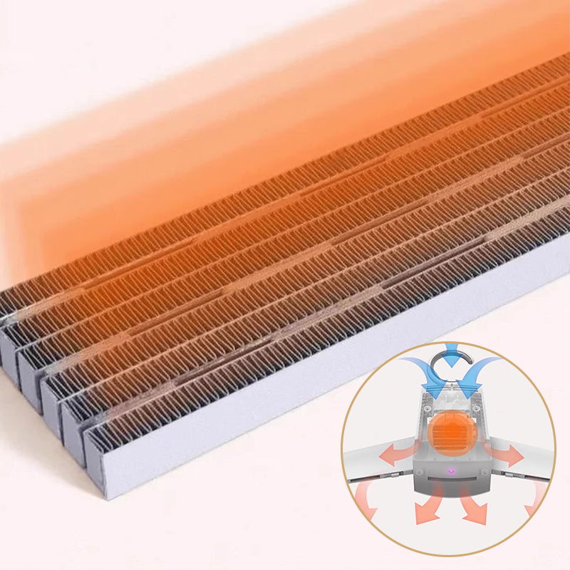 Cintre électrique pliable et portable pour le séchage des vêtements