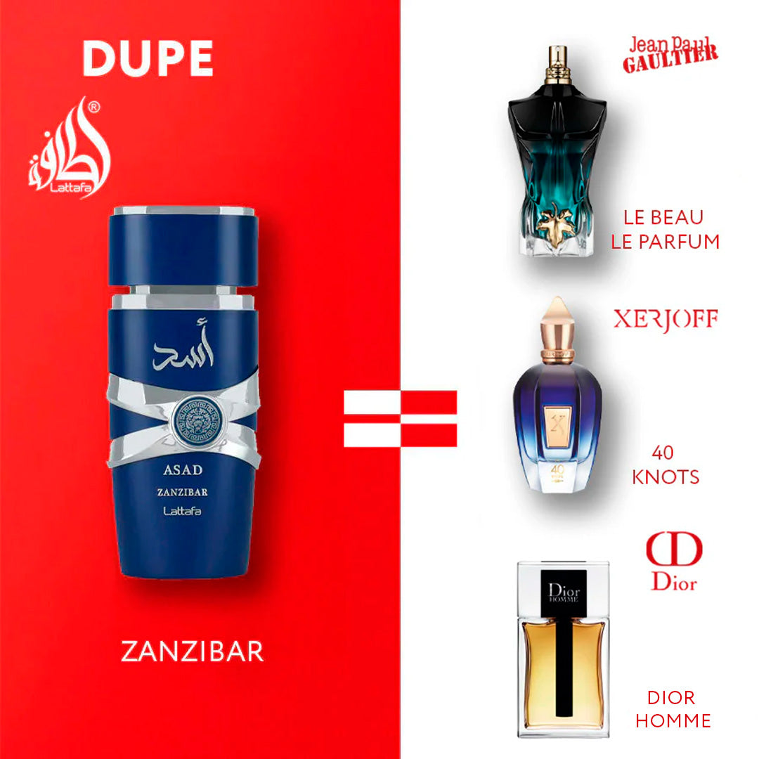 Lattafa ASAD ZANZIBAR 🌴 100 ml 🌊