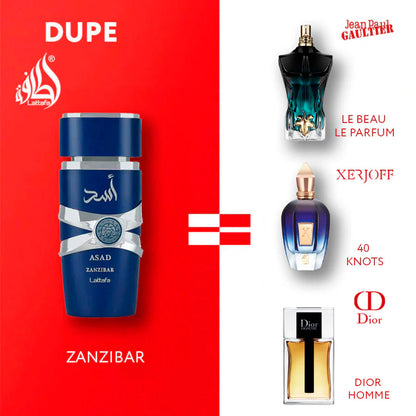 Lattafa ASAD ZANZIBAR 🌴 100 ml 🌊